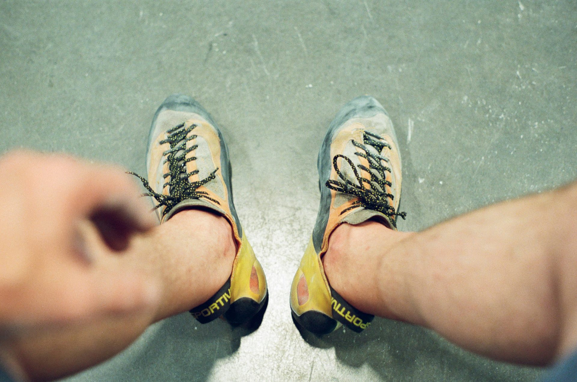 a pair of shoes with writing on them